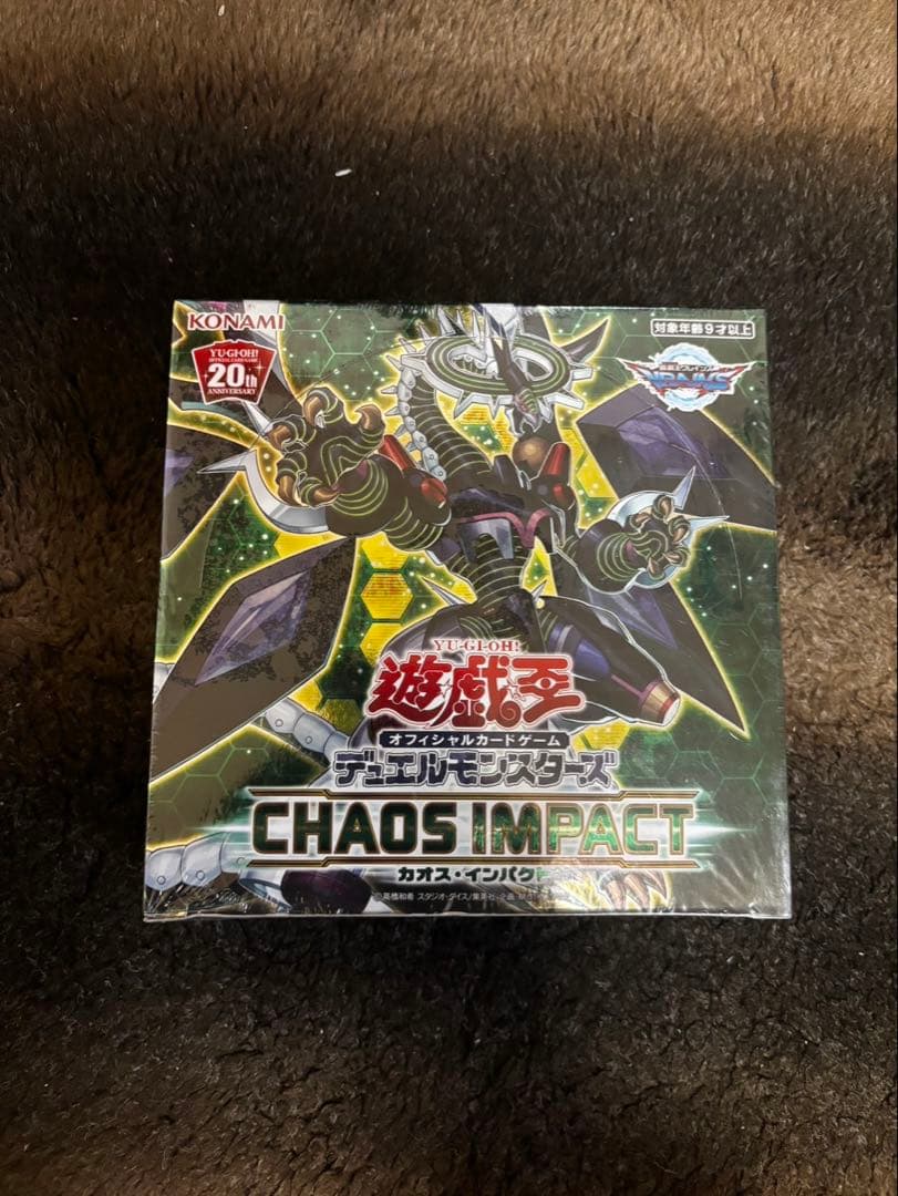 遊戯王 アジア版　カオスインパクト　未開封box シュリンク付き