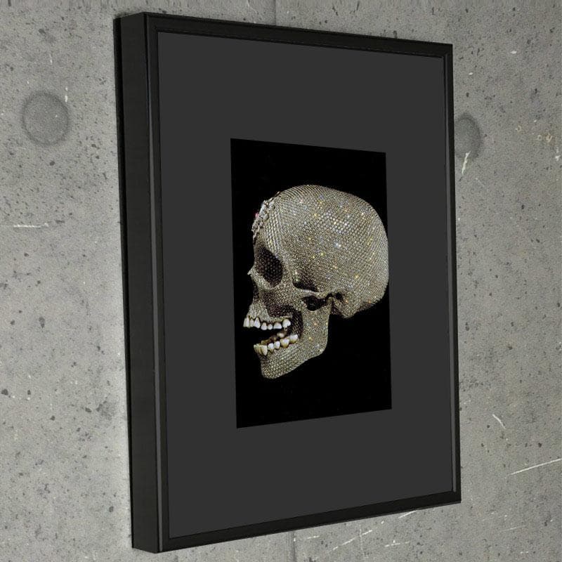 限定特殊マット額装品/ダミアン・ハースト/ダイヤモンドスカル02
