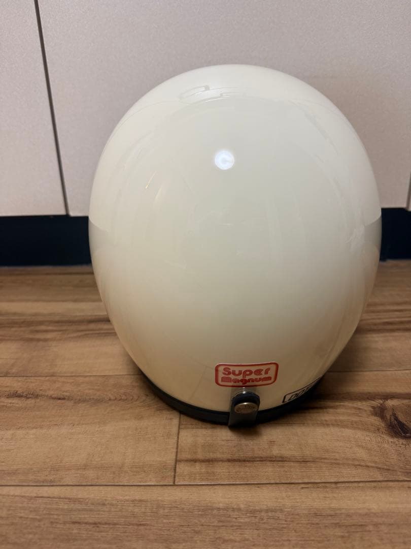 TT&CO ホワイト ジェットヘルメット サイズM/L