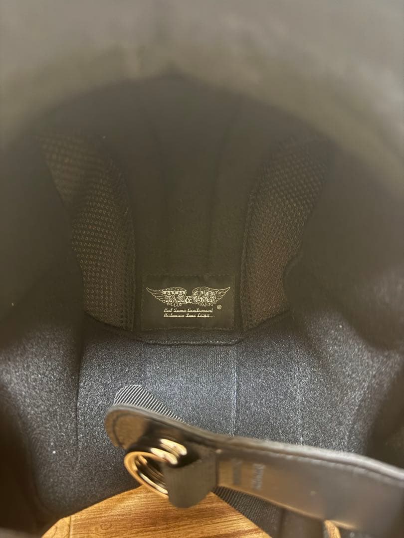 TT&CO ホワイト ジェットヘルメット サイズM/L