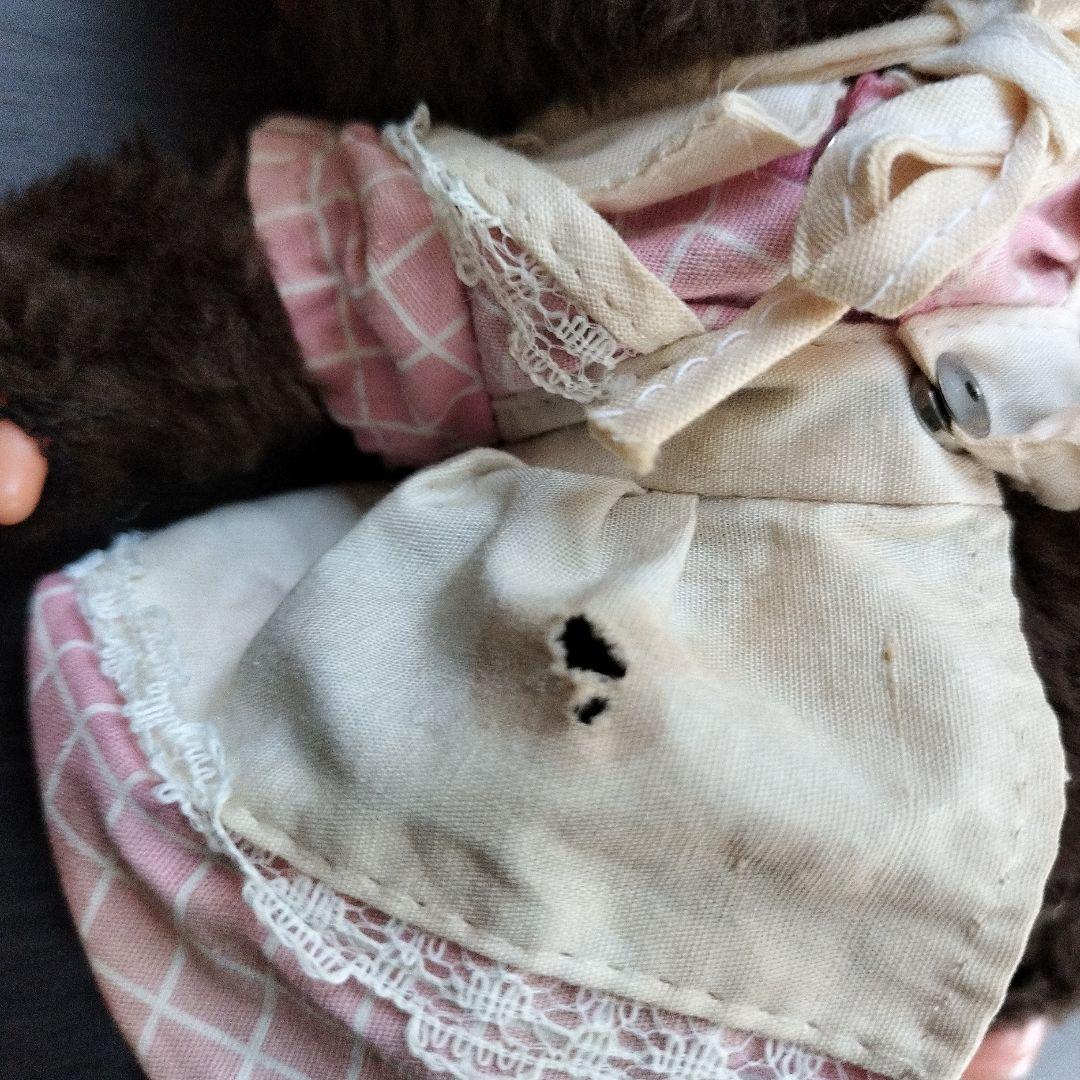 ふたごのモンチッチ　セキグチ　ペア　monchhichi　レトロ　ベンチ