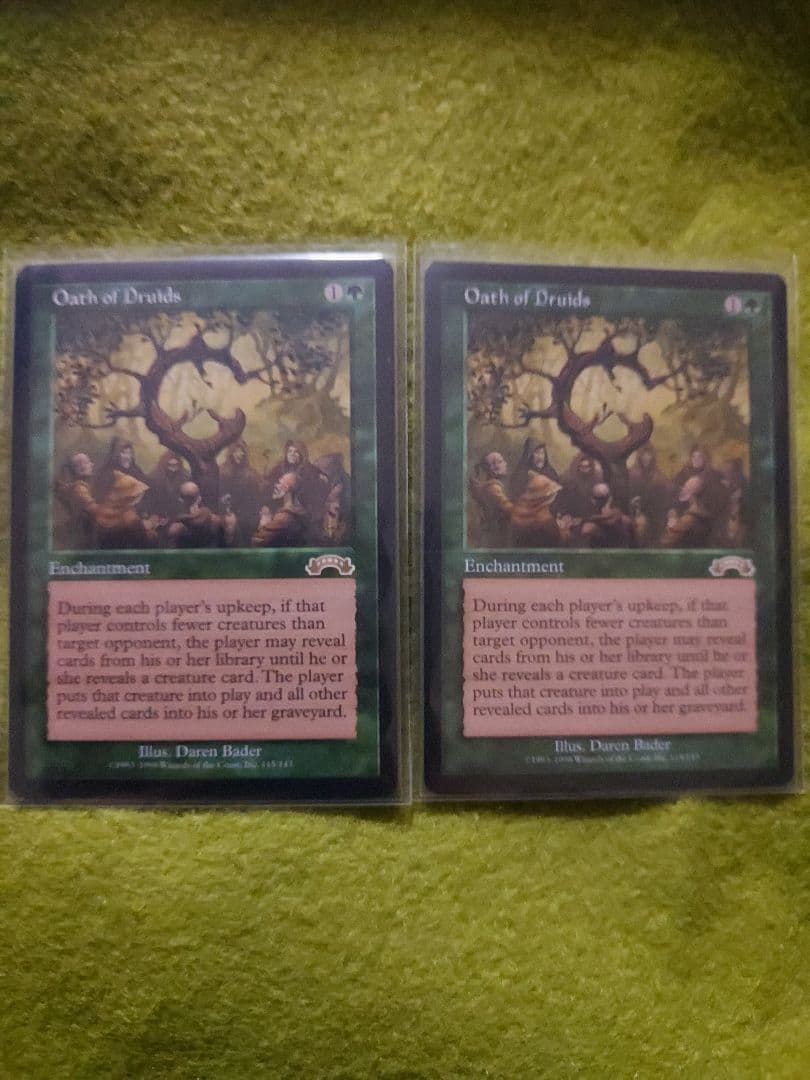 MTG ドルイドの誓い OathofDruids 英語版 EXO 2枚