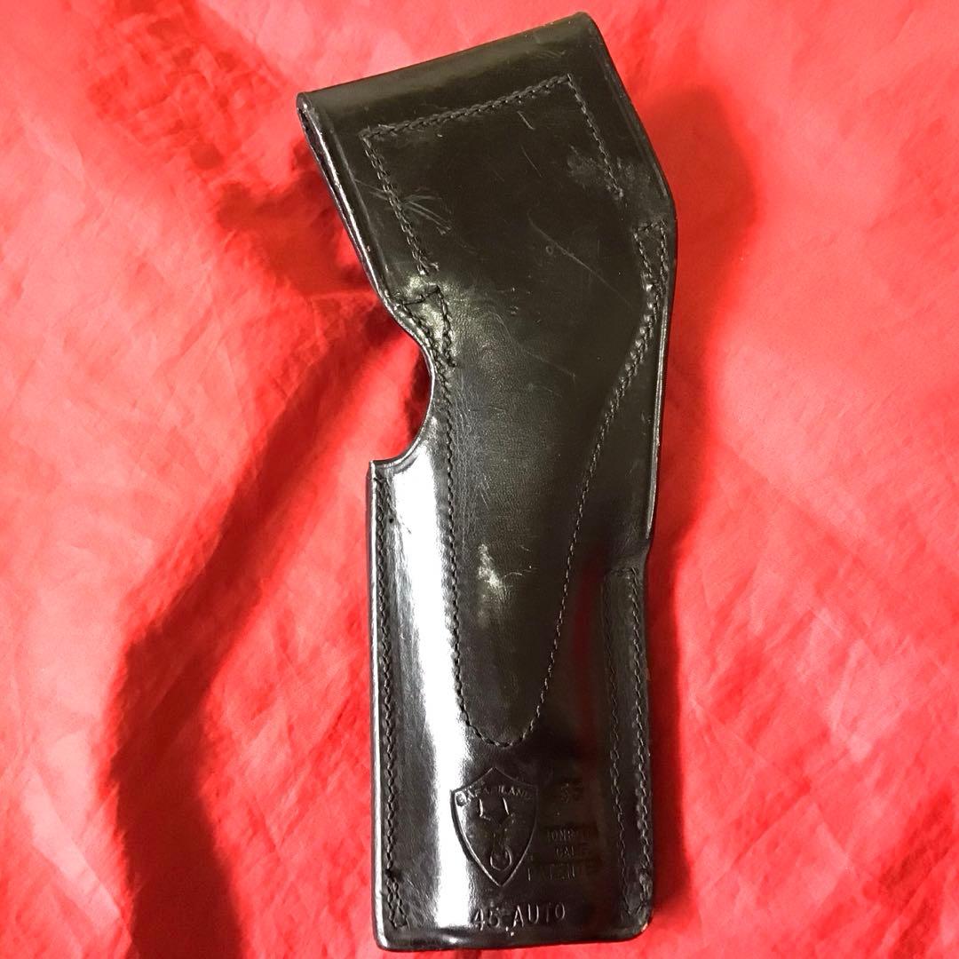 サファリランド製　実物革製ヒップホルスター1911ガバメント用　右用　中古品