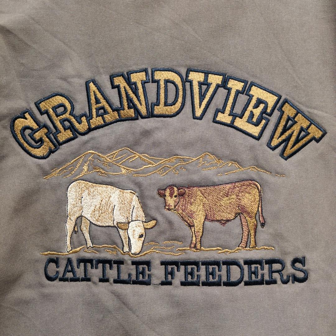 カーハート クイックダックジャケット 企業ロゴ 刺繍