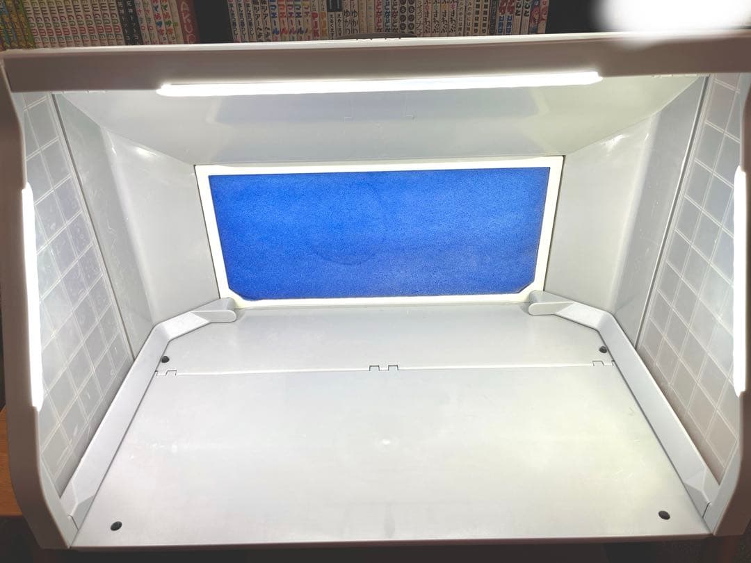 サンコー LEDライト付パワフルファン塗装ブース デラックス