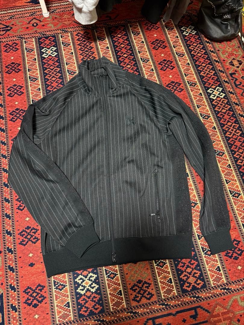 needles トラックジャケット　ストライプ　ブラック　サイズS ニードルズ