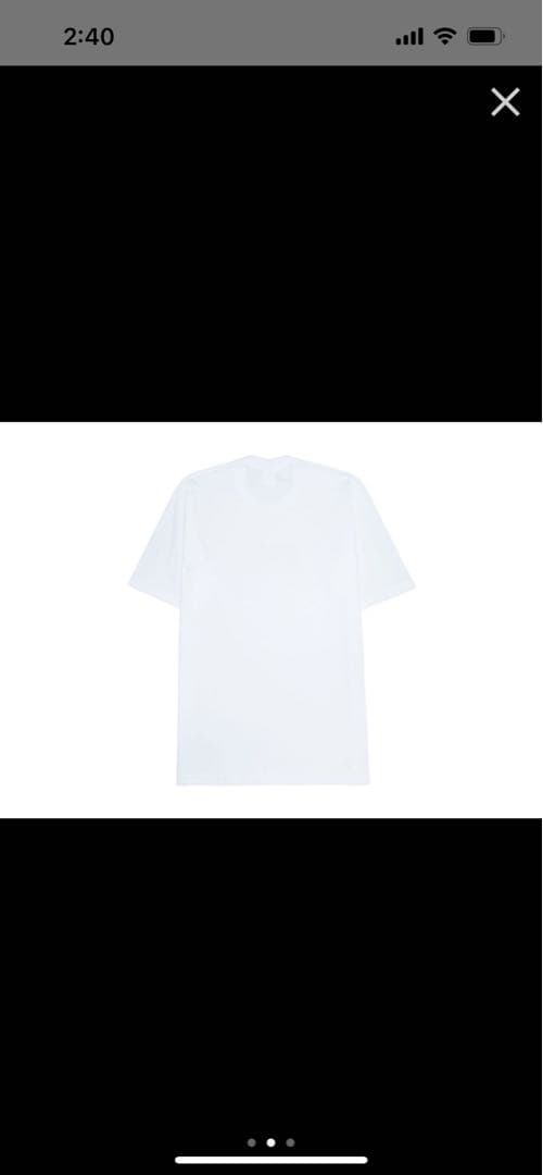 SUPREME Paris Tee ホワイト L