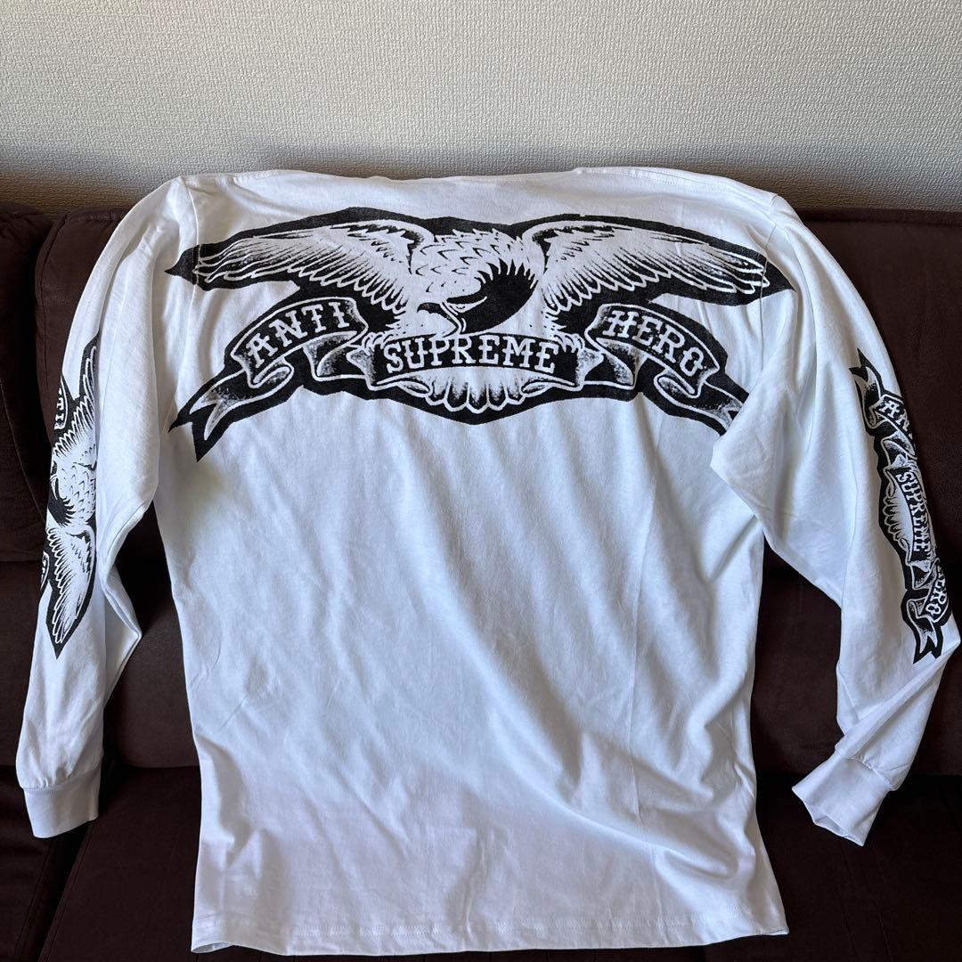 ANTI SUPREME HERD 長袖Tシャツ ホワイト