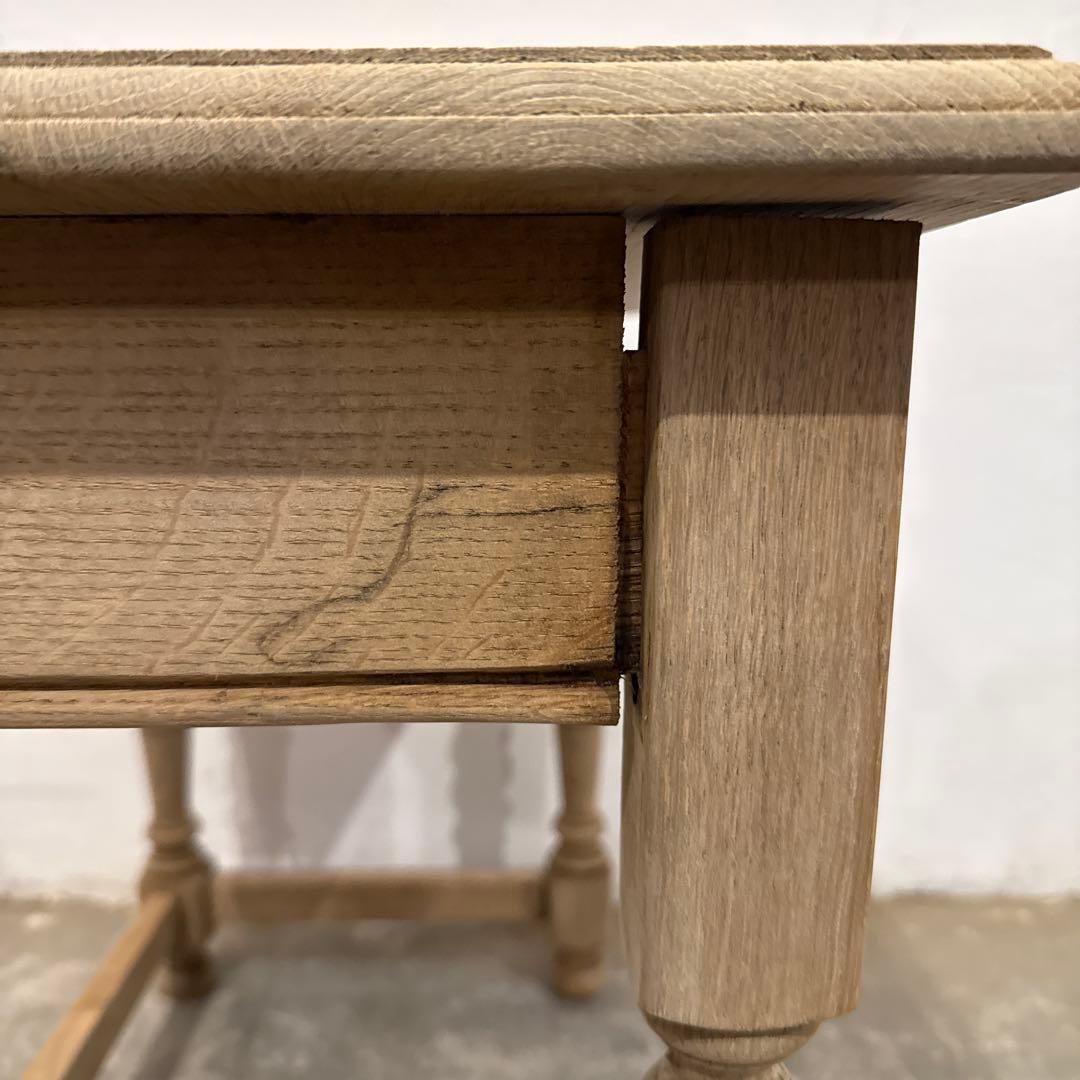 ヴィンテージ　木製サイドテーブル　剥離