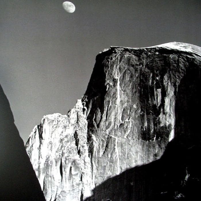 額装品/Moon and Half Dome/エンボスマーク/アンセルアダムス