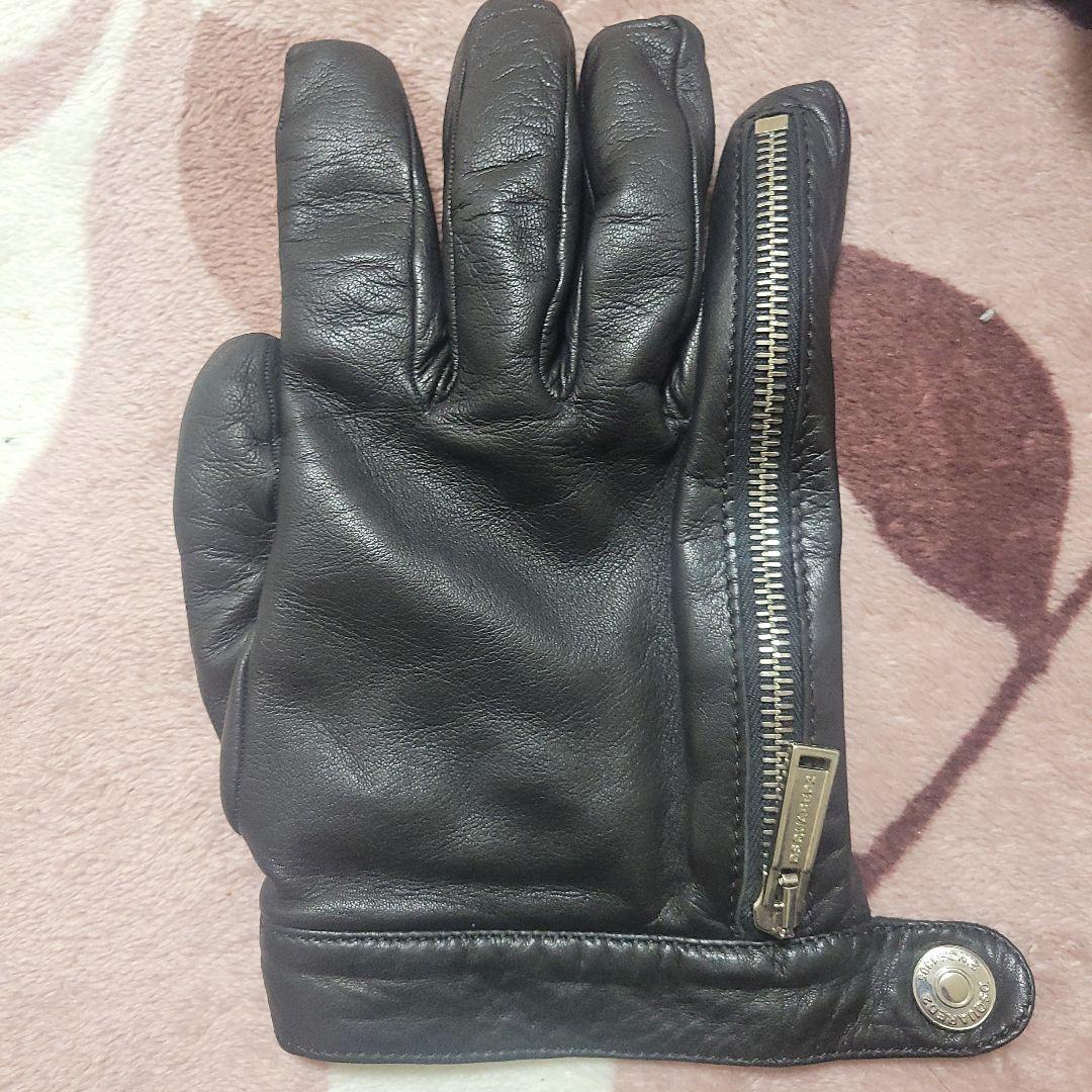 DSQUARED2 黒レザー手袋