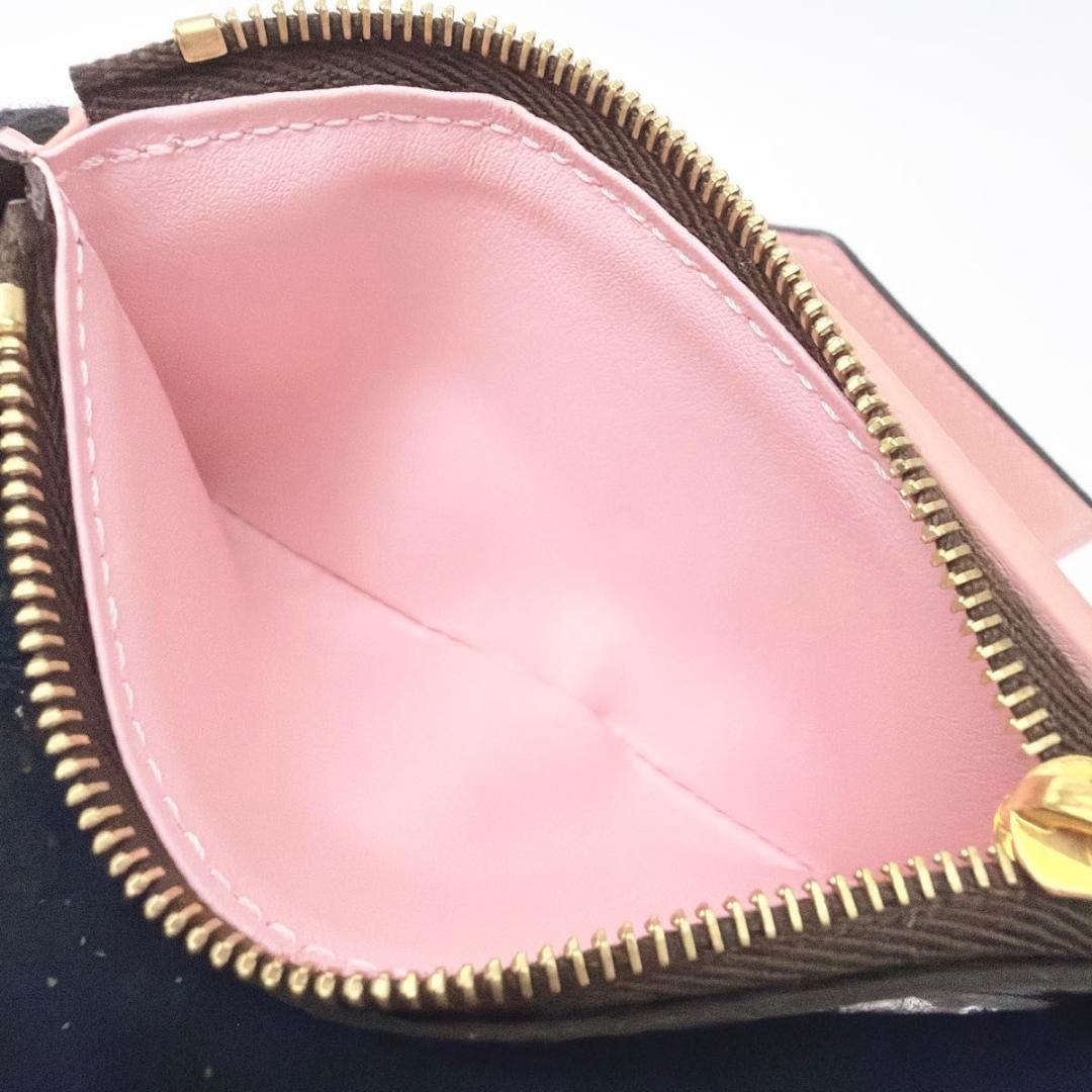 ルイヴィトン ポルトフォイユ・ヴィクトリーヌ 三つ折り財布 ローズバレリーヌ