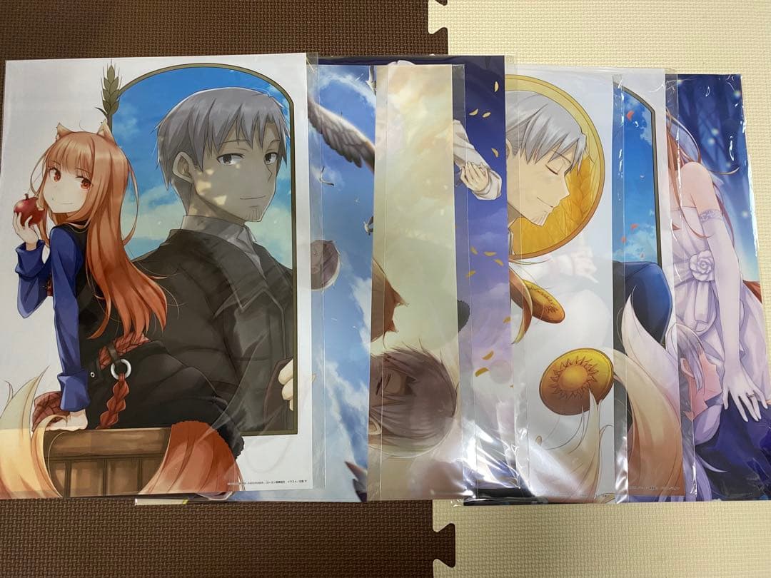 狼と香辛料 くじ引き堂 オンラインくじ vol.2 B賞 クリアポスター 全7種