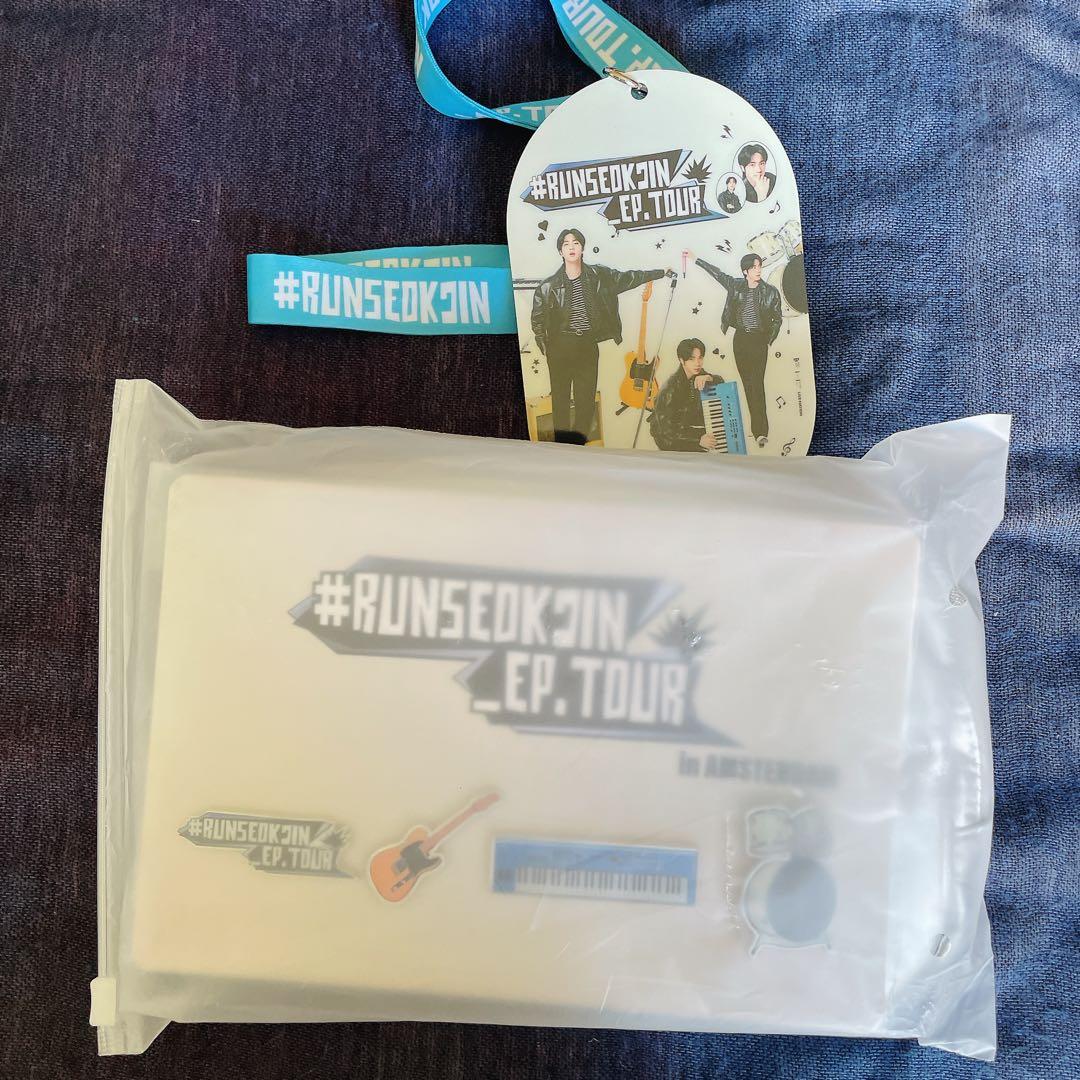 BTS ジン VIPストラップ ピンバッジ バッグ アムステルダム EU入場特典