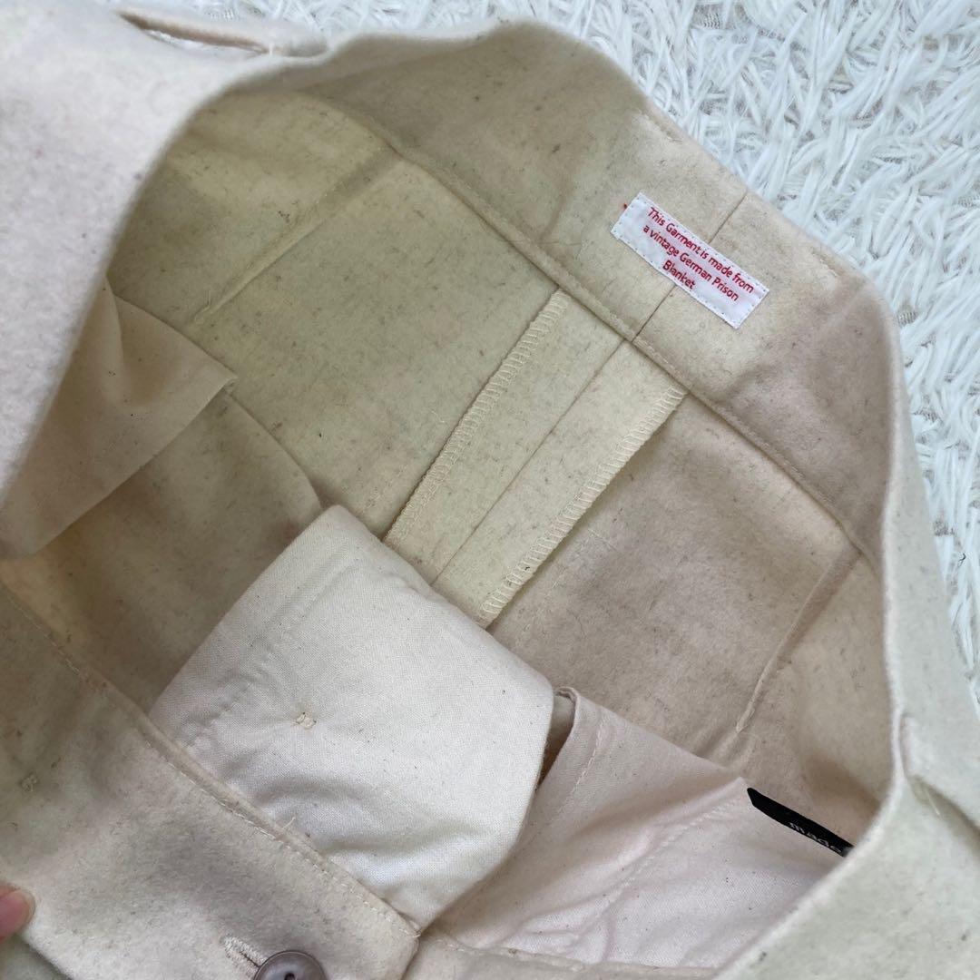 FRANKLEDER ウールパンツ ベージュ M カジュアル シンプル