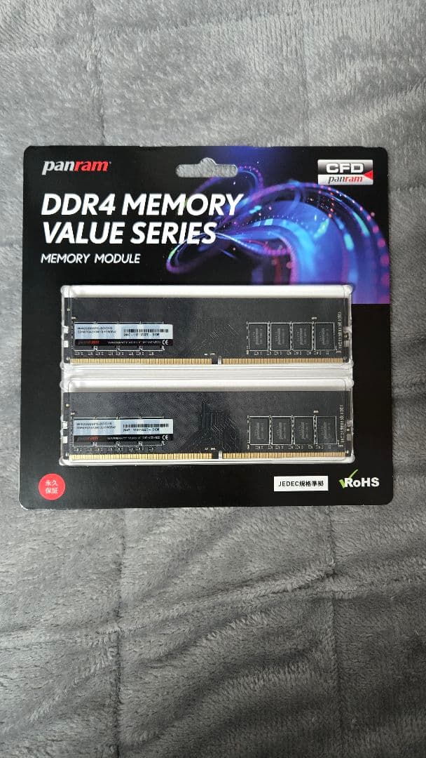 CFD Panram DDR4 PC4-21300 CL19 8GB×2