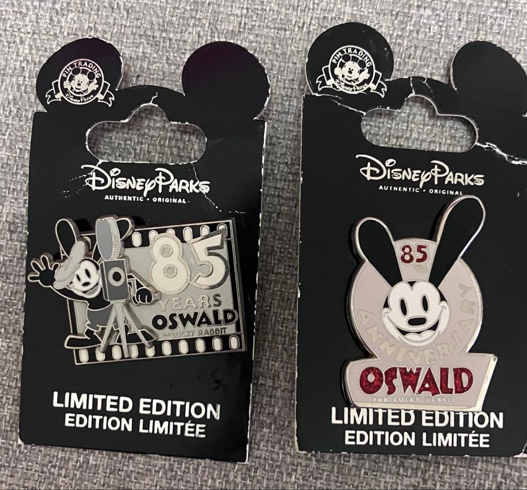 レア 希少品 ディズニー オズワルド 85周年 ピンバッジ
