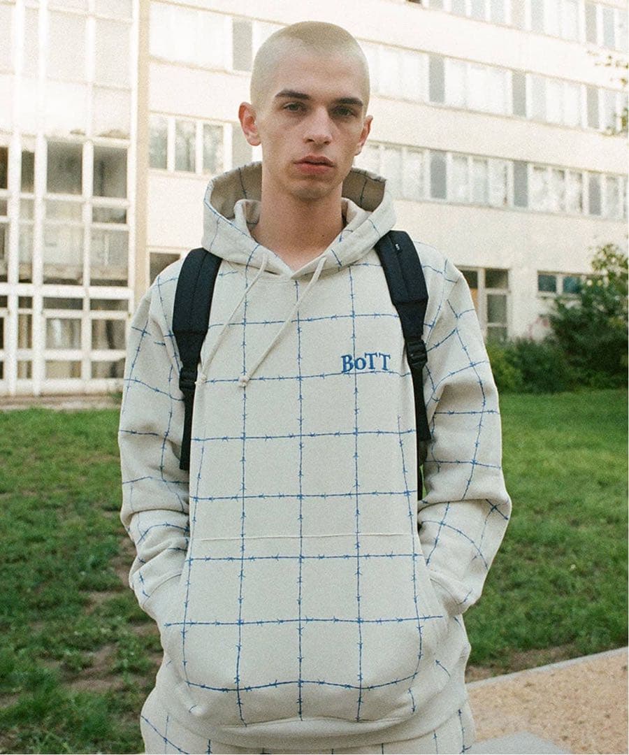 BoTT ボット / Barbwire Hoodie フーディー　L