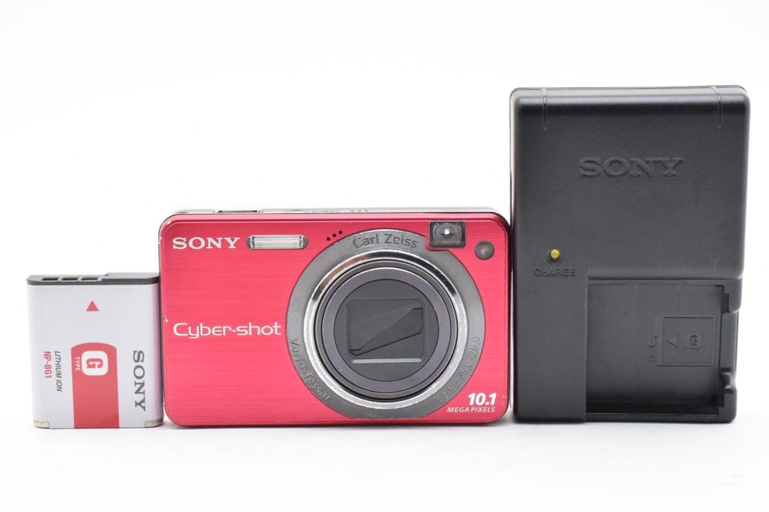 SONY Cyber-shot DSC-W170 10.1メガピクセル 赤