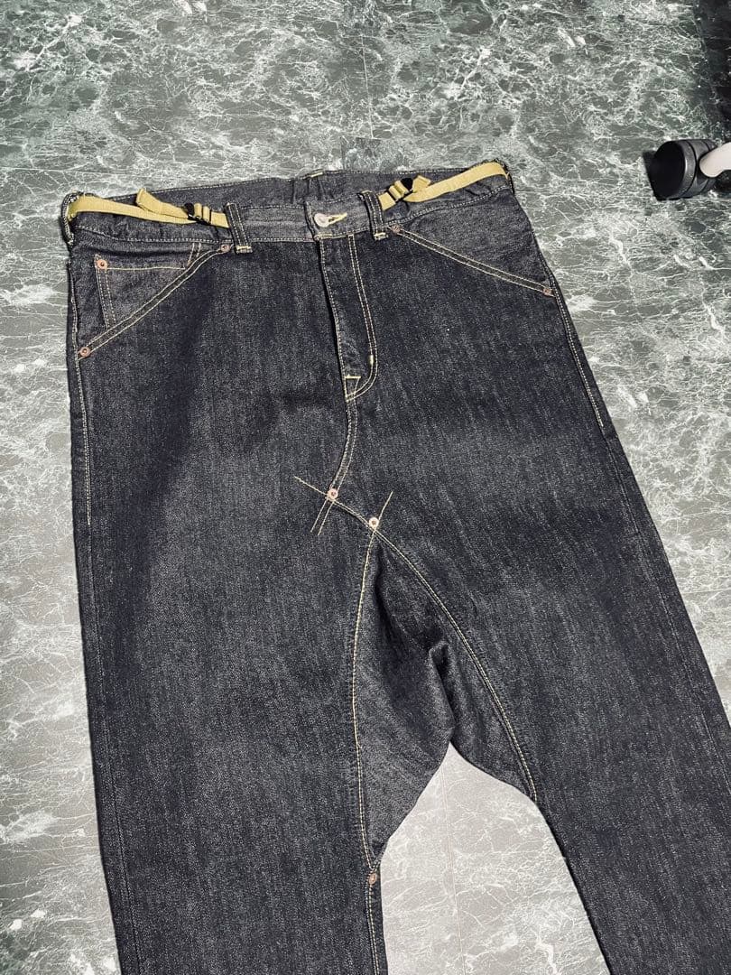 GANRYU ガンリュウ コムデギャルソン デニム サルエル パンツ　Sサイズ