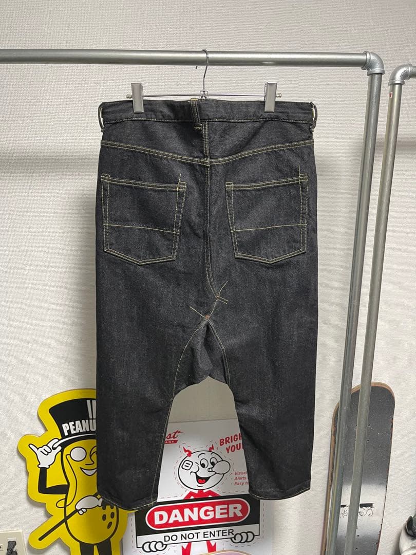 GANRYU ガンリュウ コムデギャルソン デニム サルエル パンツ　Sサイズ