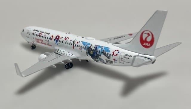 航空機・ヘリコプター JAL B737-800 JA324J GunDAM