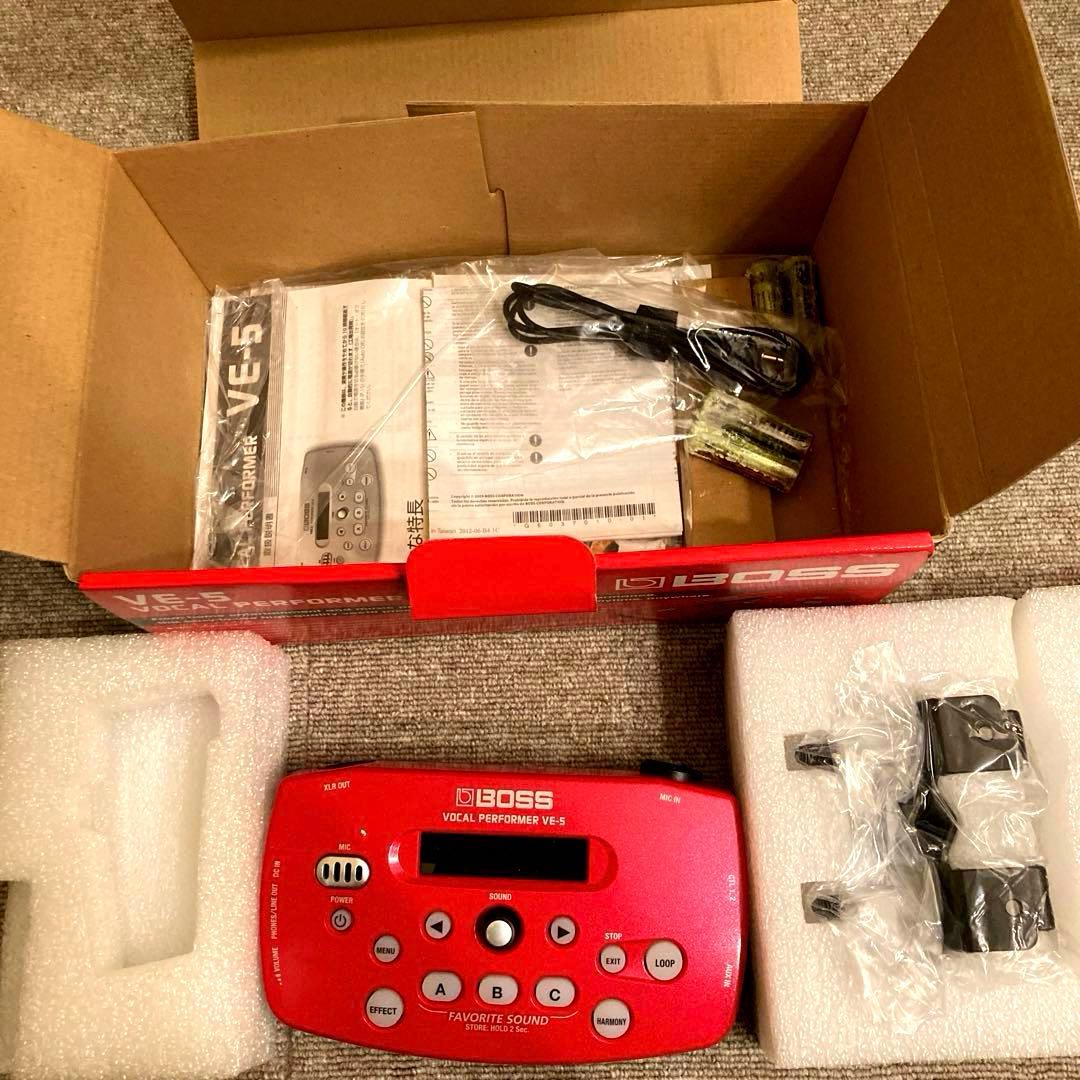 BOSS VE-5 ボーカルパフォーマー ヴォーカル用エフェクター　6月上旬まで