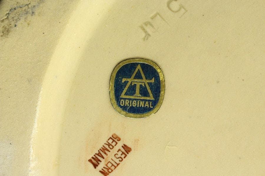 陶器製 特大 ビアカップ 蓋付 高55cm(ZE595)