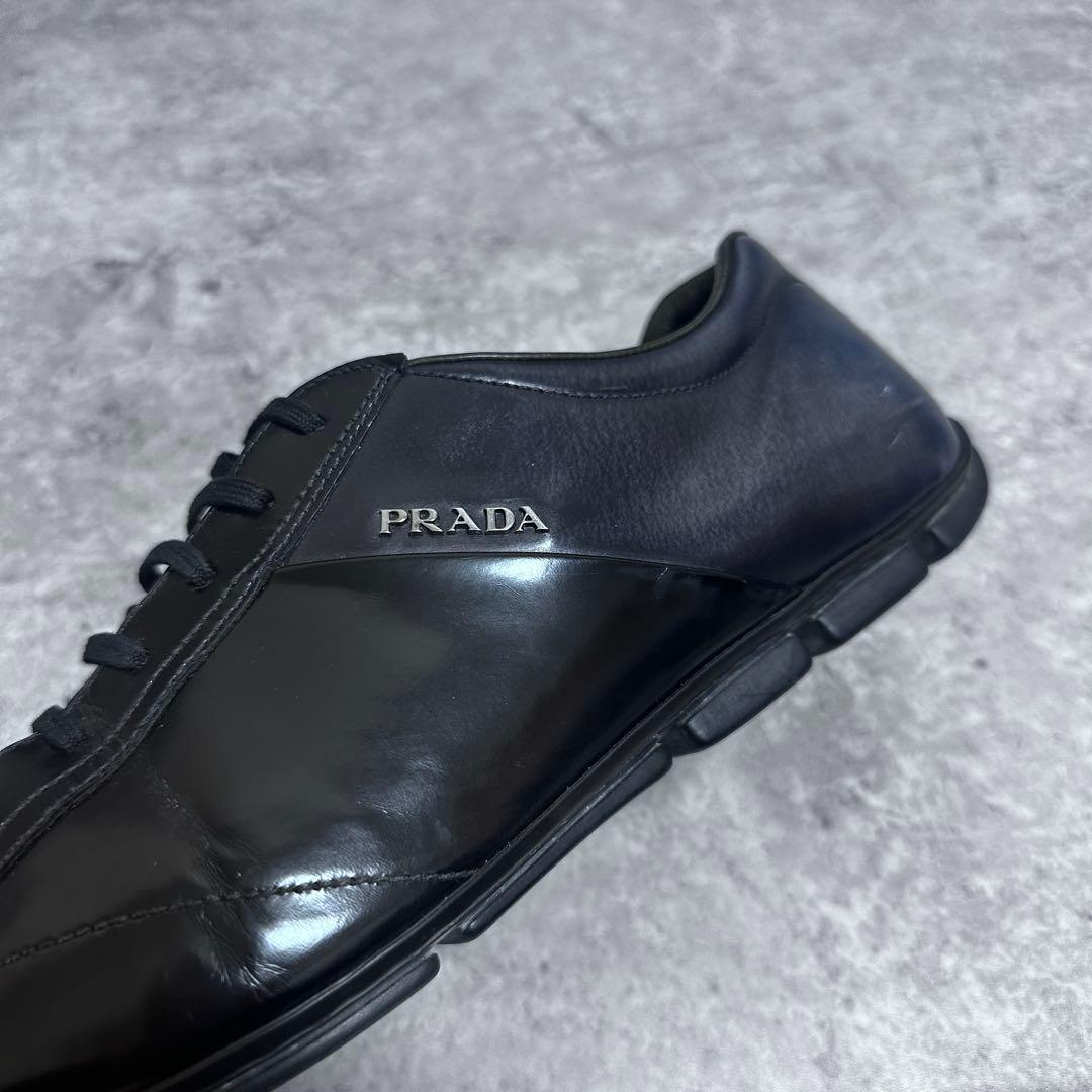 靴 00s PRADA archive leather driving shoes