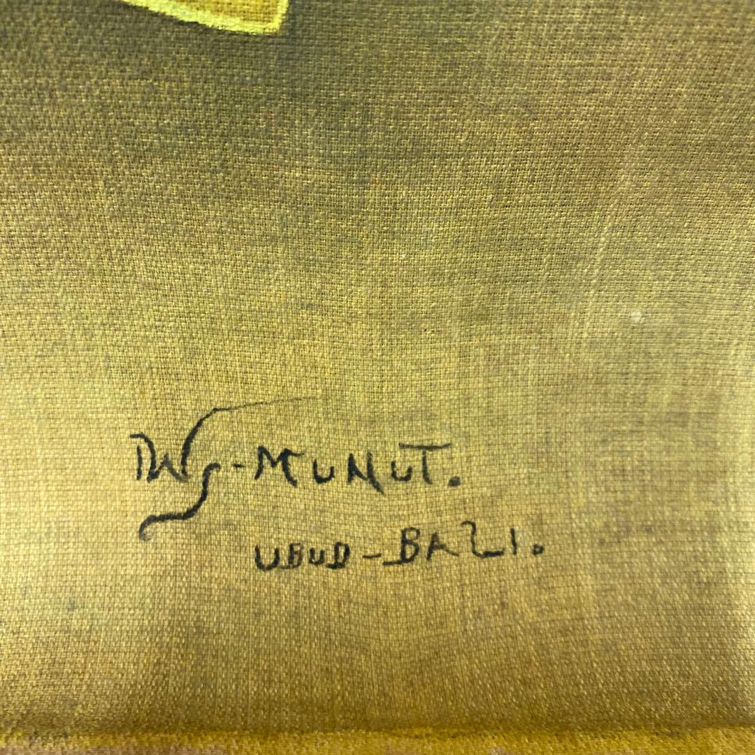 バリ島　巨大なウブド絵画　バリアート