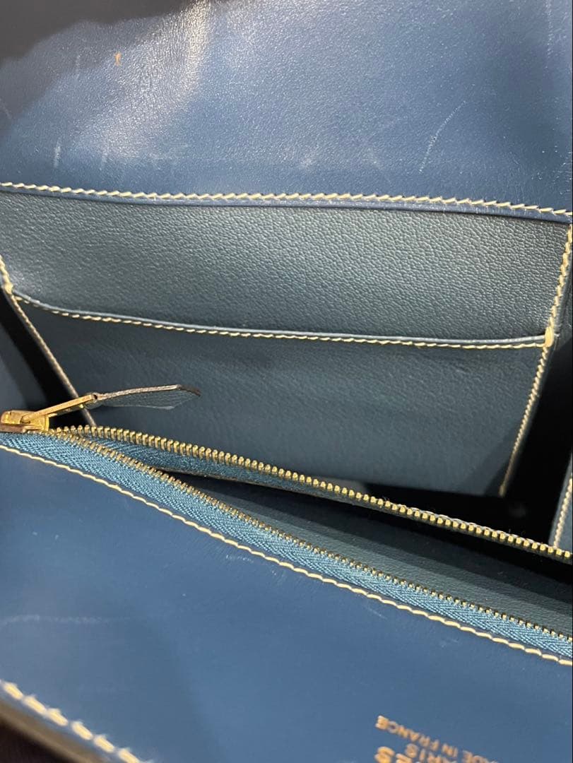 HERMES エルメス　ホワイトバスＧＭ　ビジネスバッグ