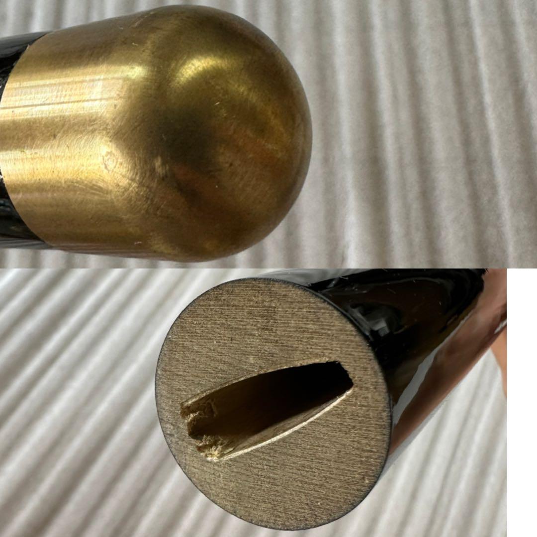 杖刀 模造刀 蒔絵 九馬図木鞘 乱れ刃紋 杖 レプリカ