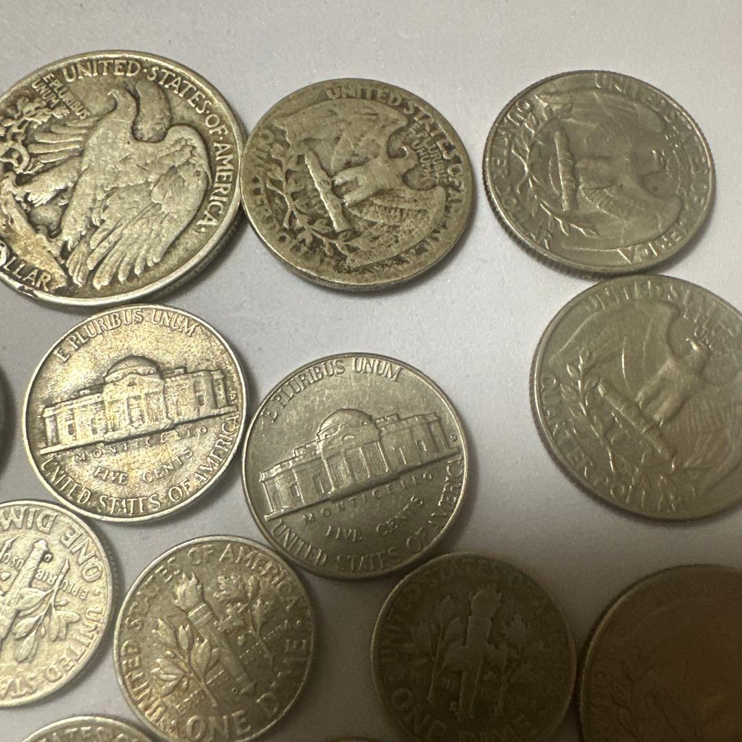 アメリカ　硬貨　旧硬貨