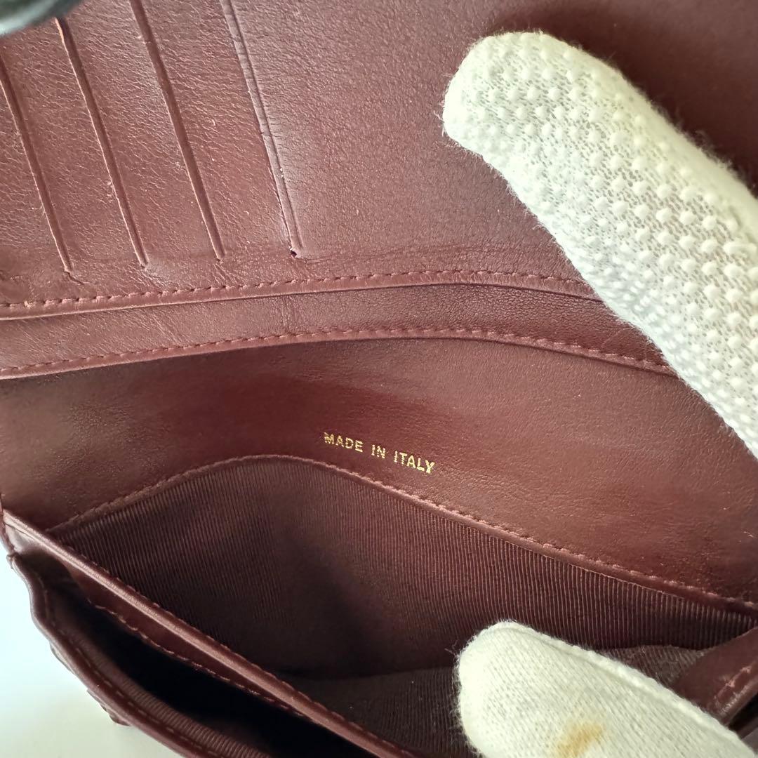 CHANEL シャネル 二つ折り財布 マトラッセ キャビアスキン ココマーク