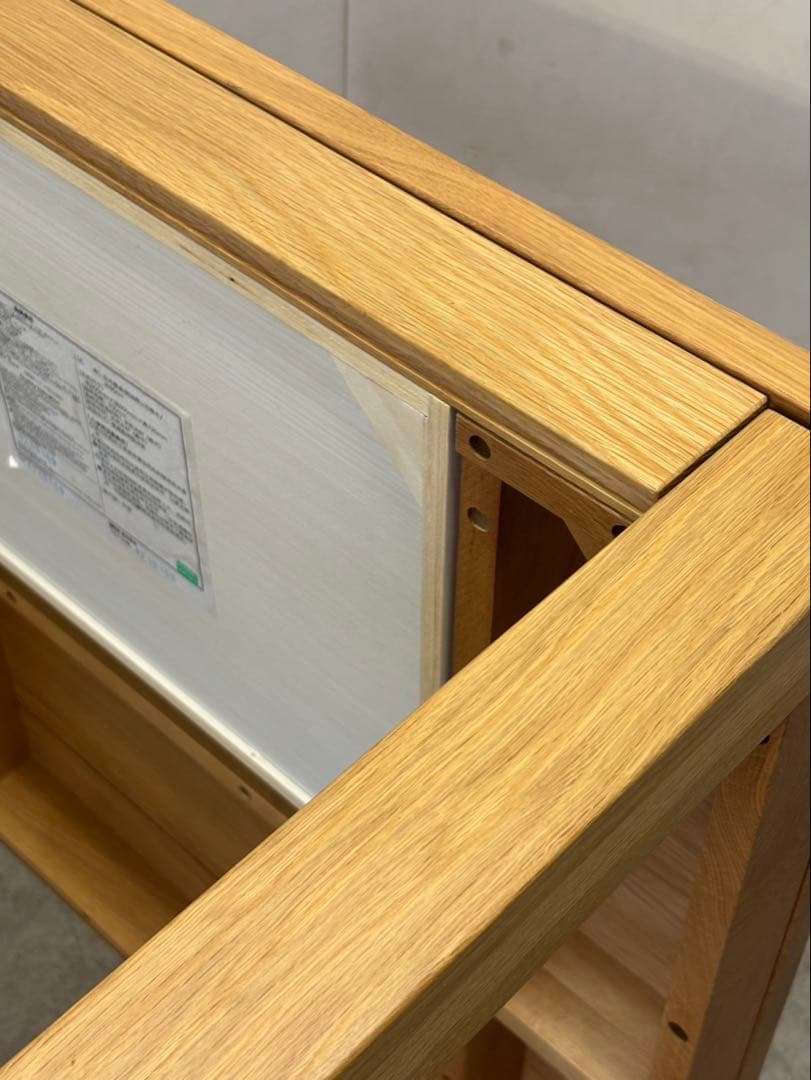 ☆MUJI 無印良品 80cm オーク ダイニングテーブル 無垢材