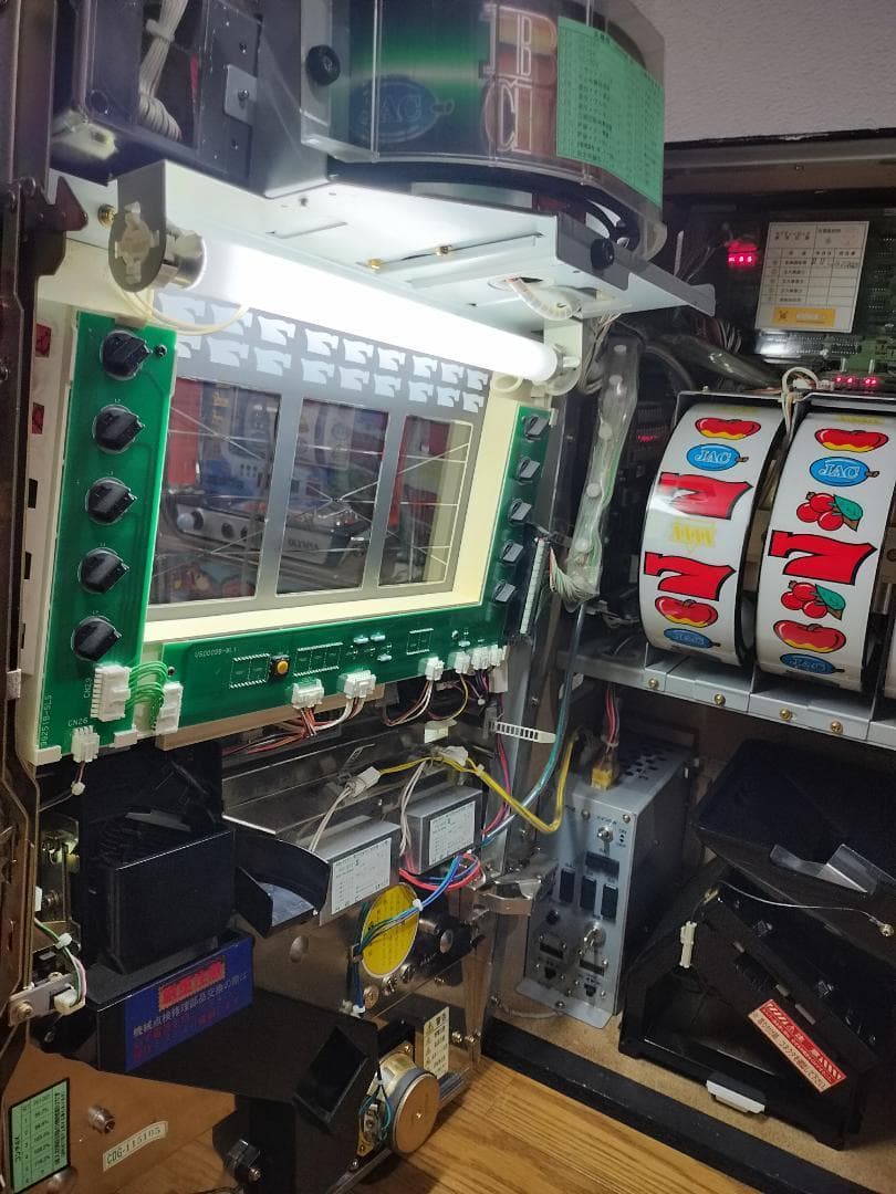 【パチスロ実機】アルゼ★コンチ４X【オートプレイ付不要機付】４号機・希少台