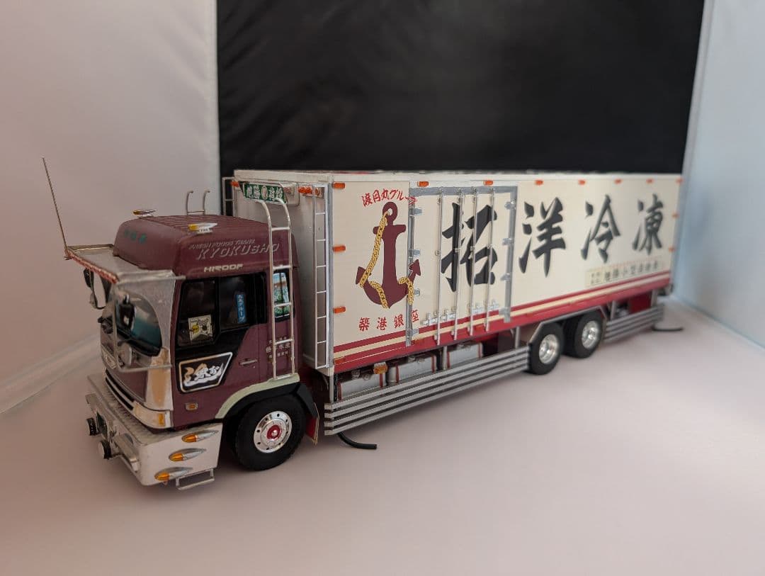 本日限り！！限界価格　デコトラ　プラモデル　完成品　1/32