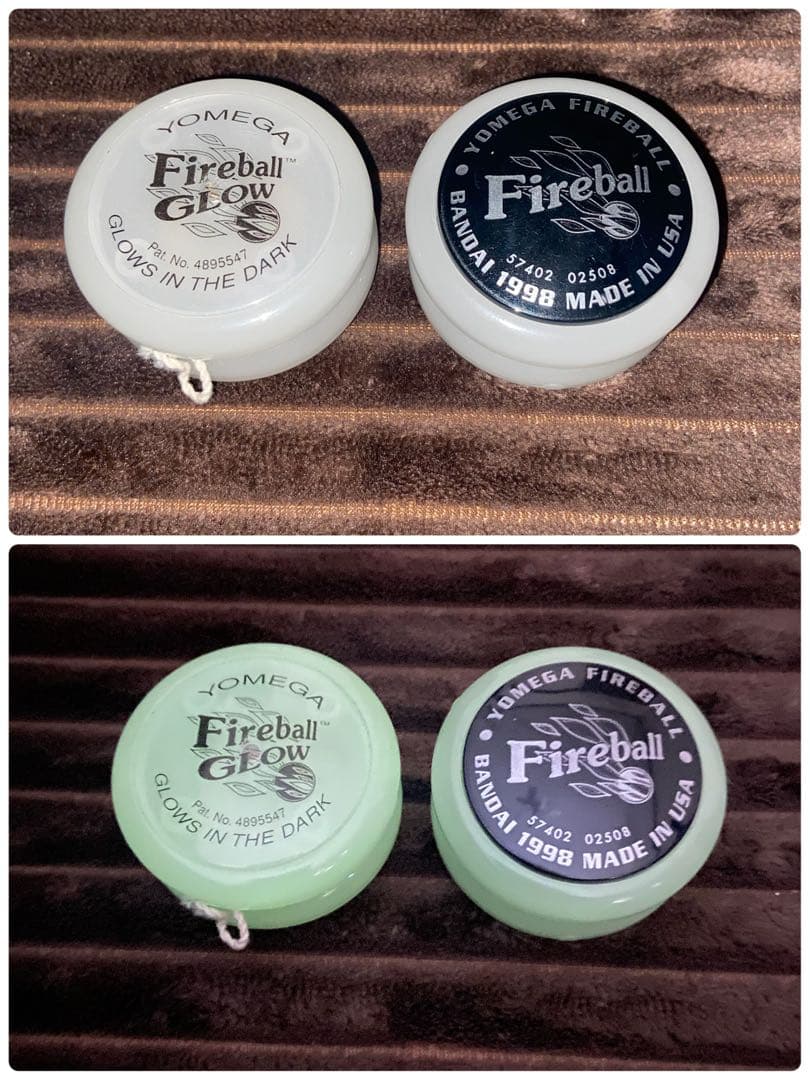 YOMEGAハイパーヨーヨー ファイヤーボール グロウ蓄光 fire ball