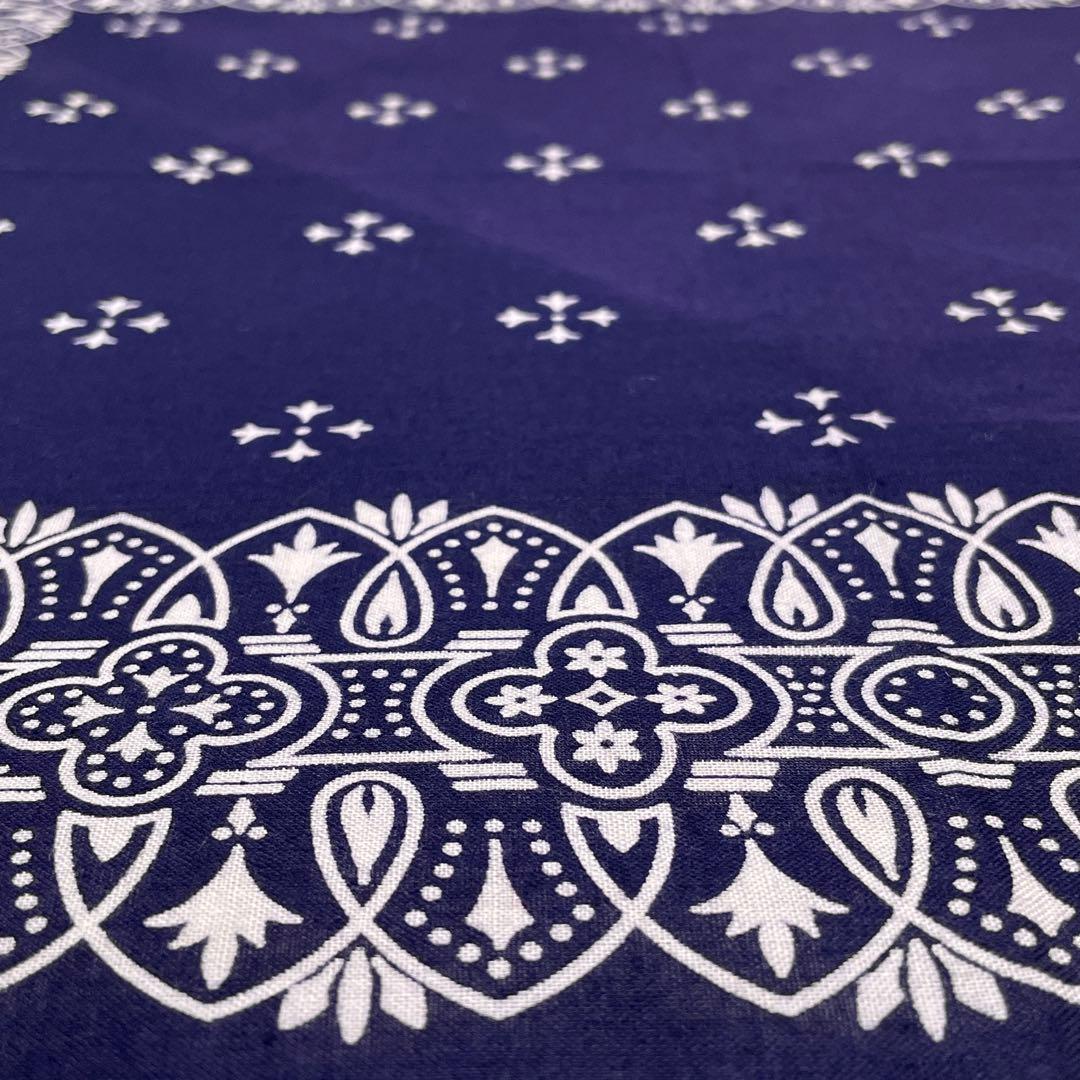 60sショベル アイアンクロス RN14193 ネイビー ヴィンテージ バンダナ