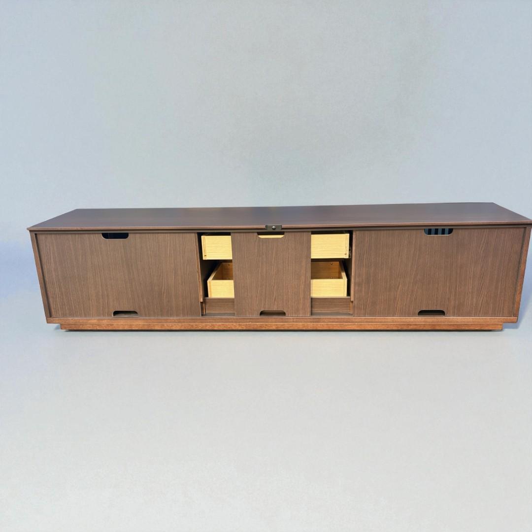 カリモク テレビボード 幅177cm QU6067 モカブラウン オーク