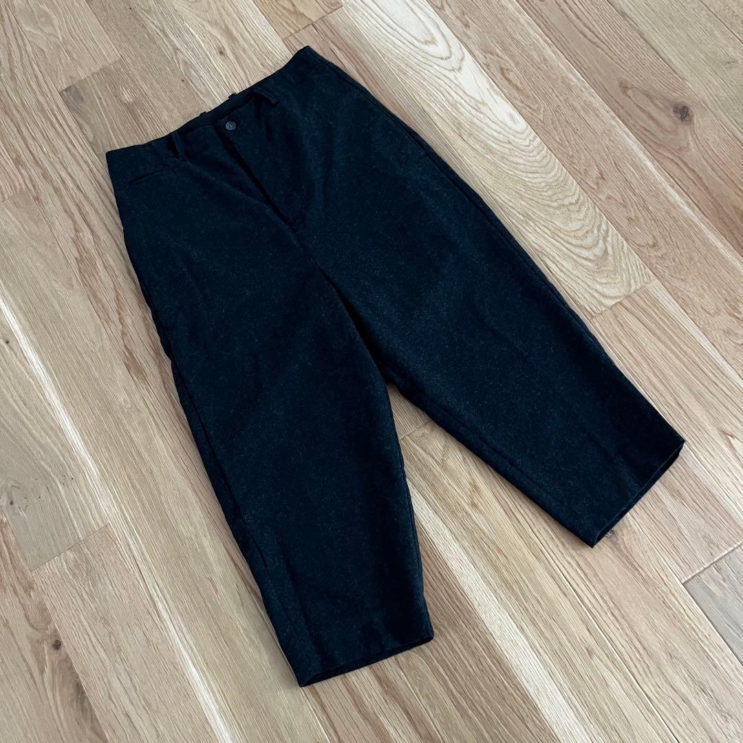 rdv o globe ランデヴーオーグローブ ウール サルエル　パンツ　グレー