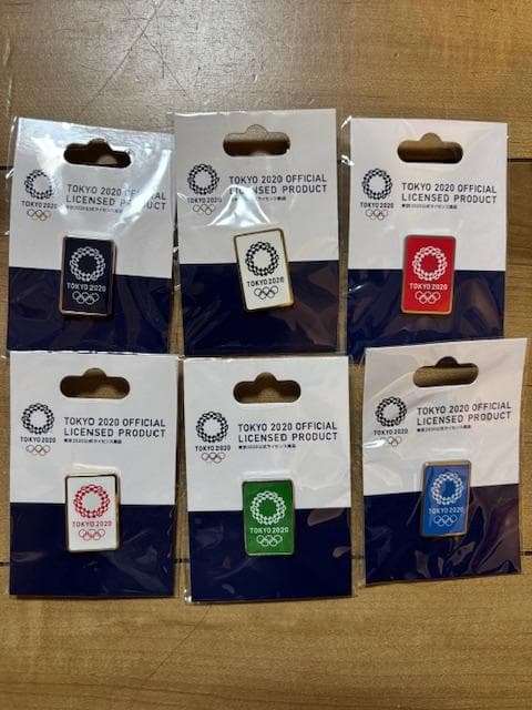 東京2020　ピンバッジ　オリンピックエンブレム