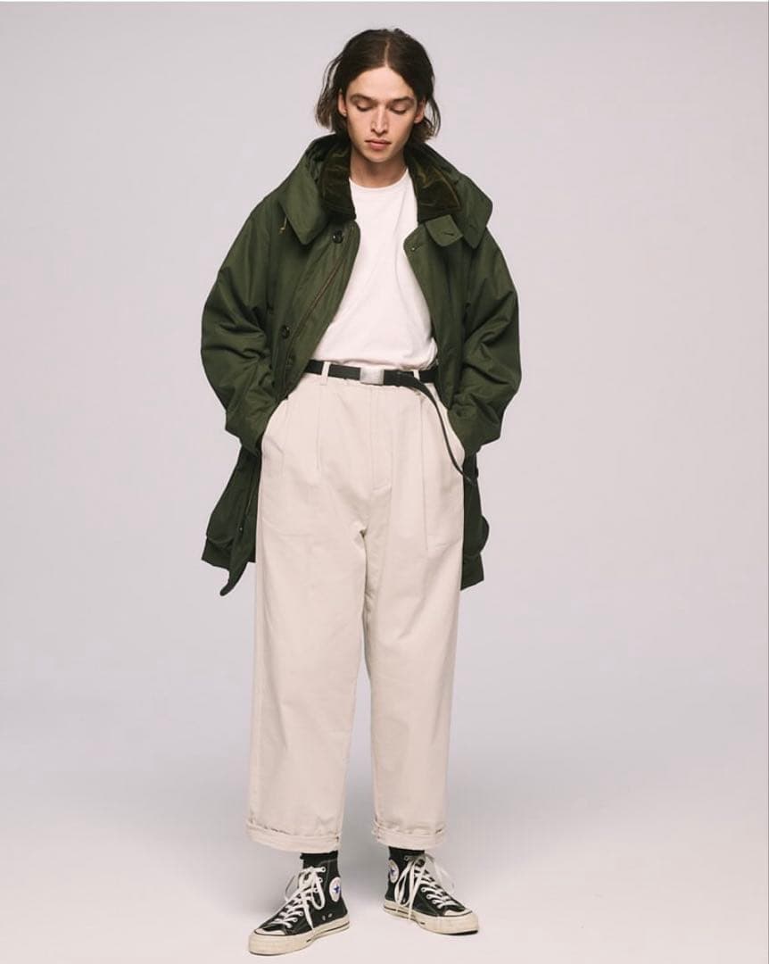 パンツ A.PRESSE Type.1 Chino Trousers 2 ecru