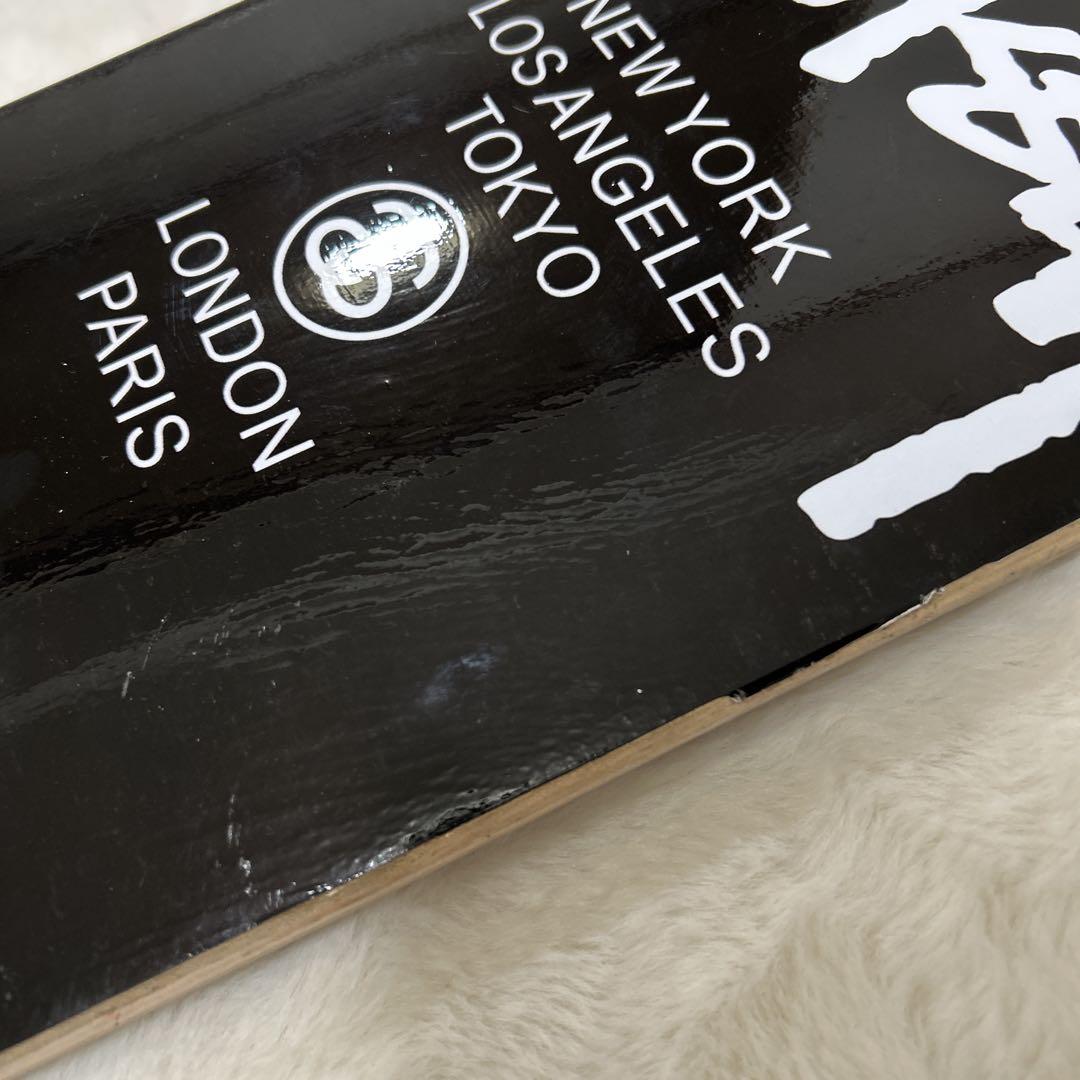 【入手困難】 STUSSY スケートボード　デッキ　スケボー　ブラック　完売品