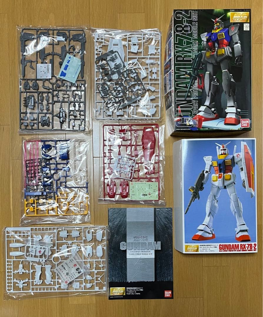 マスターグレード　1/100 プラモデル 【最初期・絶版品】 3セット‼️