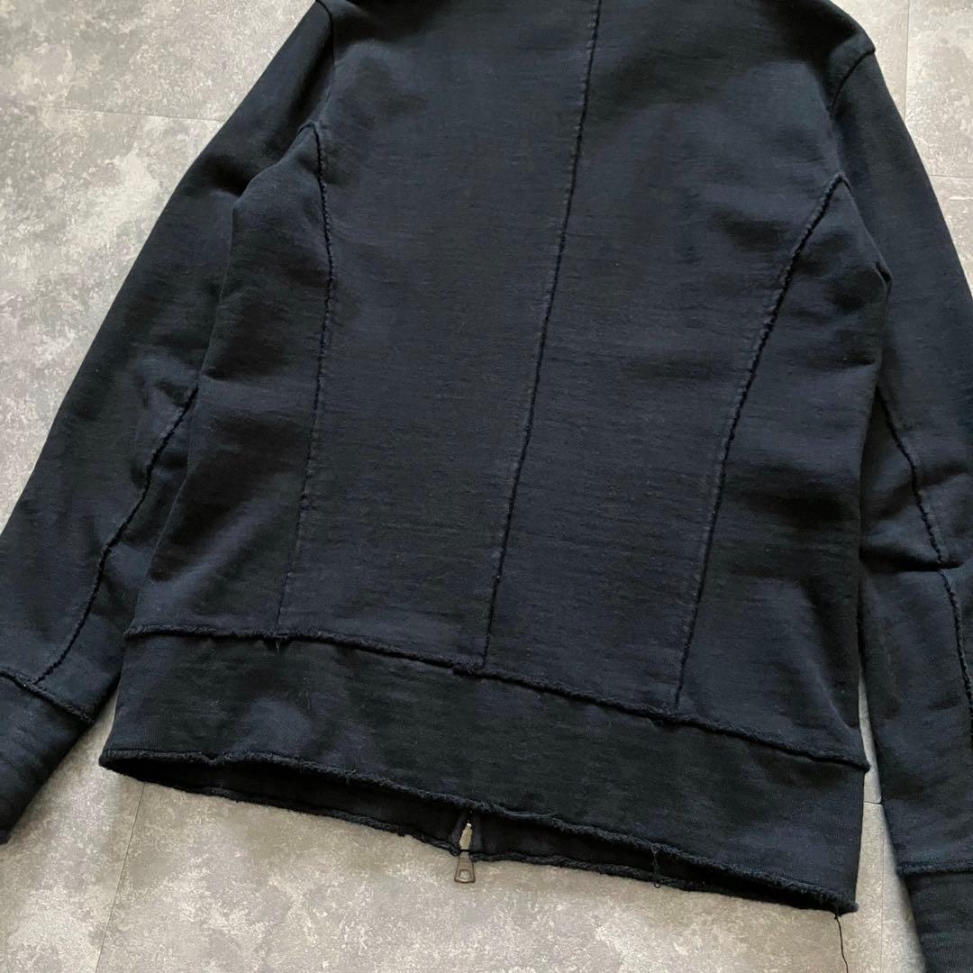 wjk stand track jacket black Y2K 裏毛 13ss