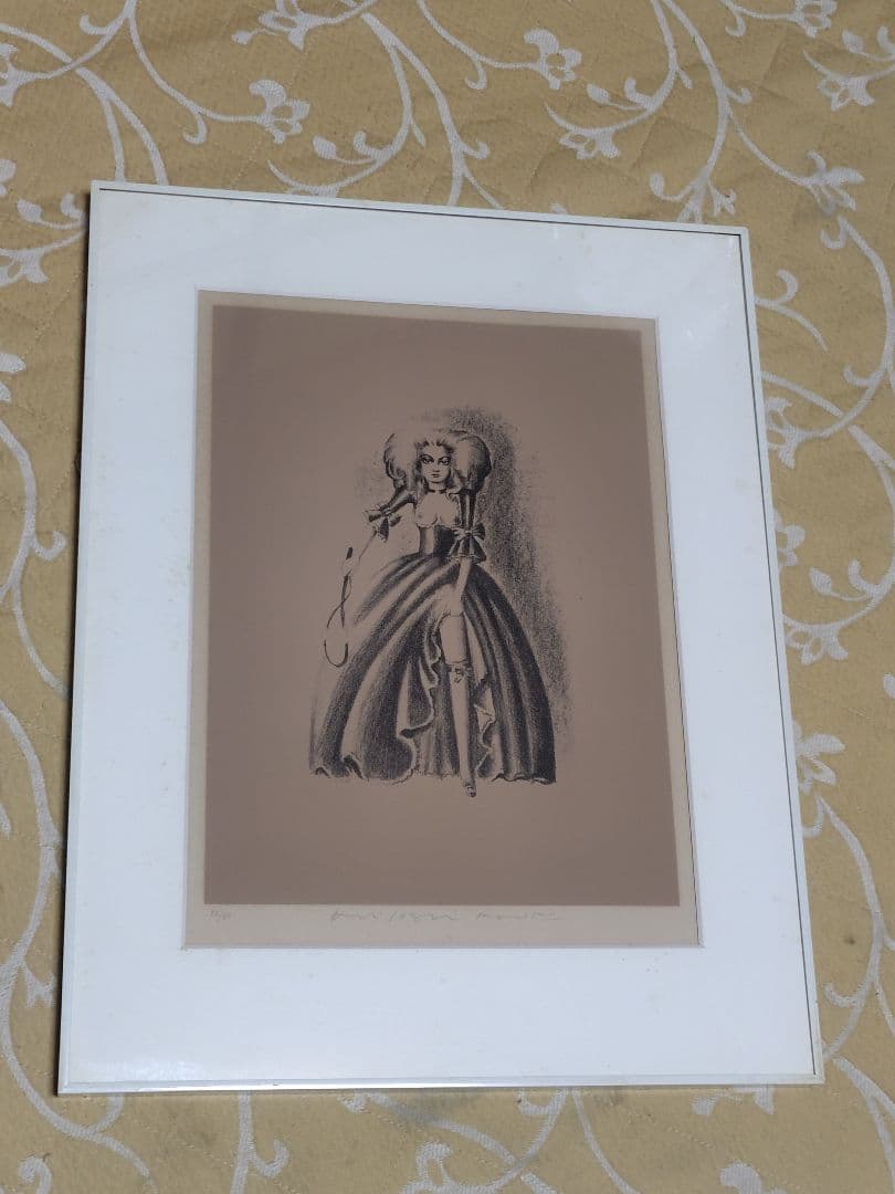 金子國義　サイン・シリアルナンバー入り　リトグラフ