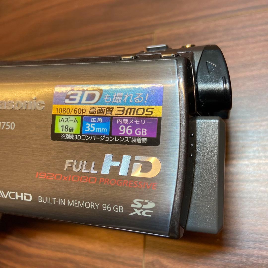 Panasonic HDC-TM750 ビデオカメラ ほぼ新品 3396
