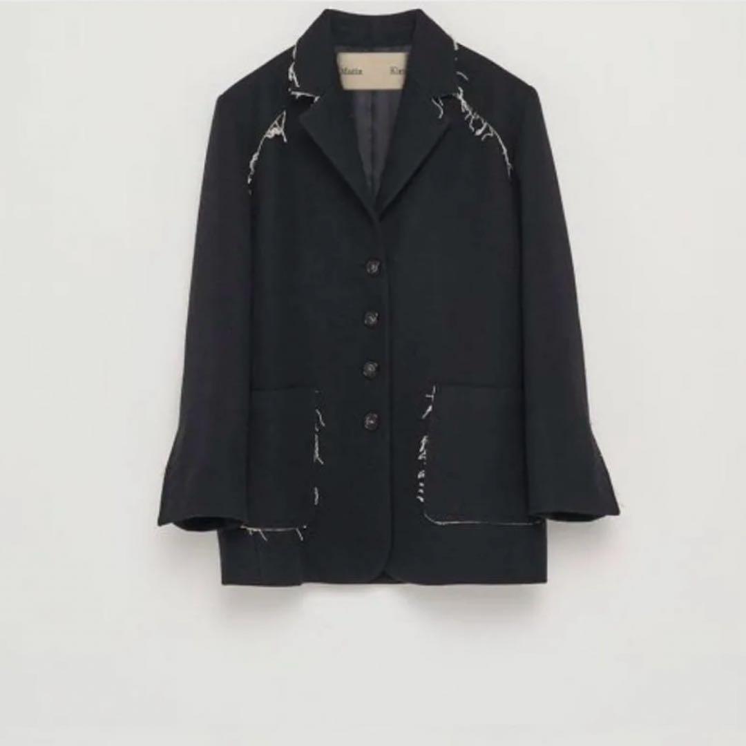 ハンソヒ着用　Matin Kim ローカッティングコートジャケット