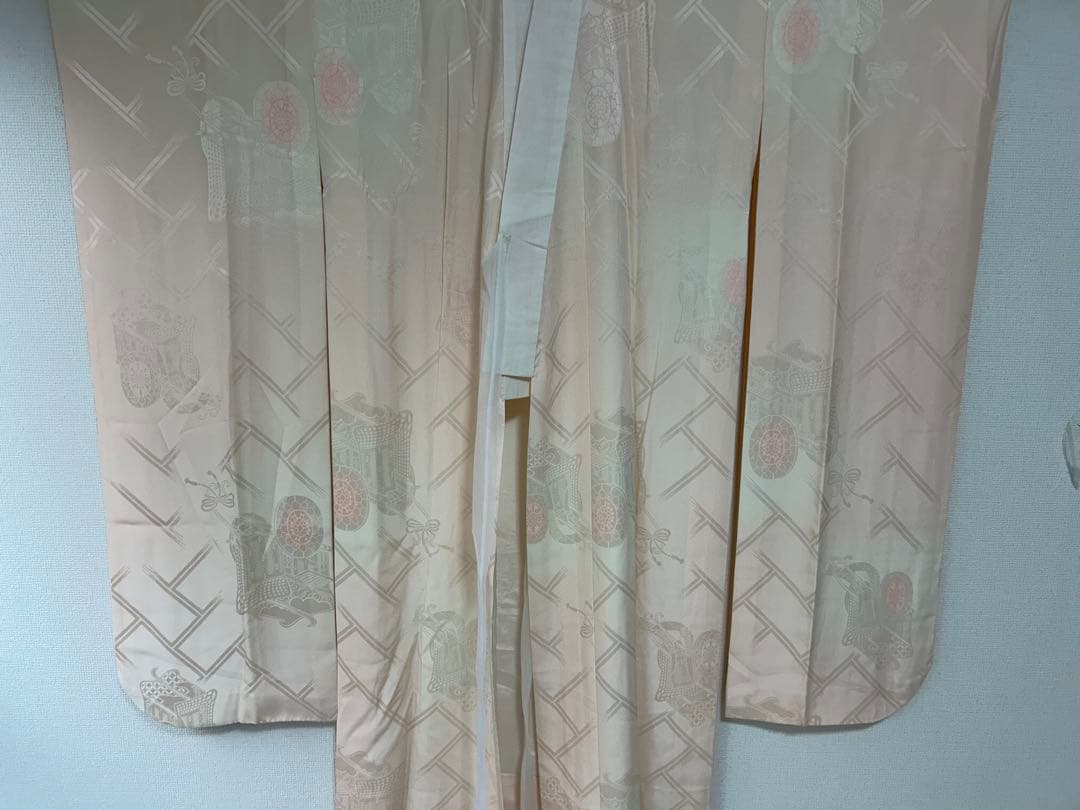 【 最終値下げ 】 豪華振袖５点セット！！　金通し　花柄　着物スキ倶楽部１９４